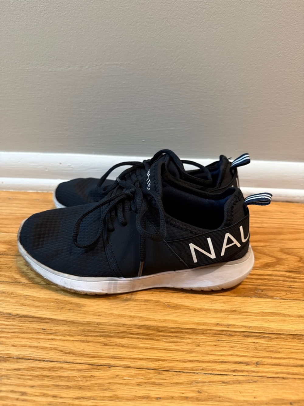 Nautica Women’s Black and White Athletic Sneakers